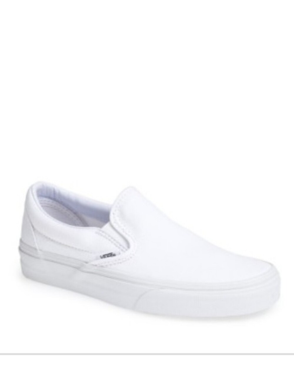 Vans Classic Slip-on Shoe True White Sz 4 MEN/BOYS 5.5 WOMEN/ GIRLS